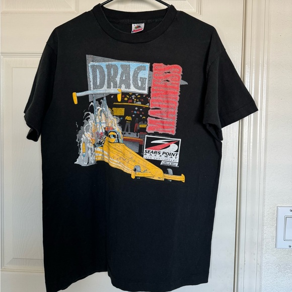 Vintage Drag Racing Madness Sears Point Raceway T shirt - Picture 1 of 4